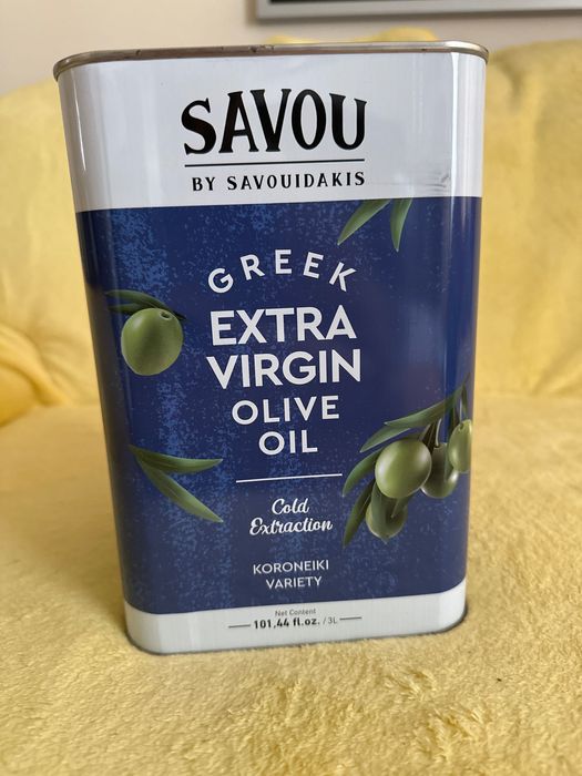 Ulei de Măsline Extravirgin 3L presat le rece, aciditate < 0,8% Grecia