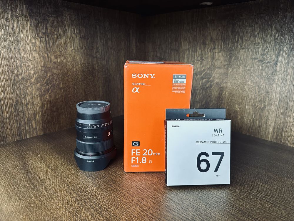 Sony 20mm F1.8 G Sony E mount