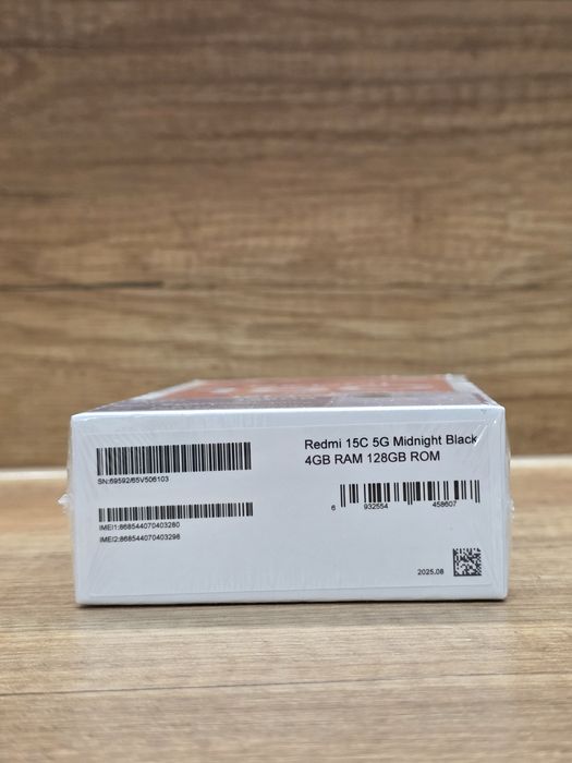 Xiaomi Redmi 15C Черен цеят 5G Запечатан!