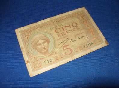 5 мадагаскарски франка