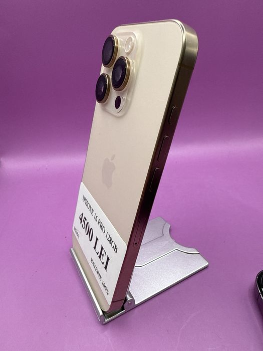 Iphone 16 Pro 128gb baterie 100 •Matei Amanet Crangasi•18218