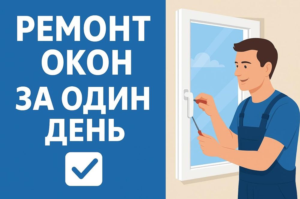 Замена резины, ремонт пластиковых окон, регулировка окна,тёплые откосы