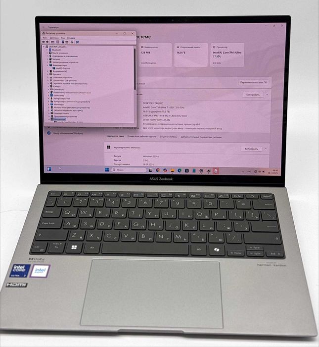 Asus Zenbook UX5304M Intel(R) Core(TM) Ultra 7 155U 2.10 GHz