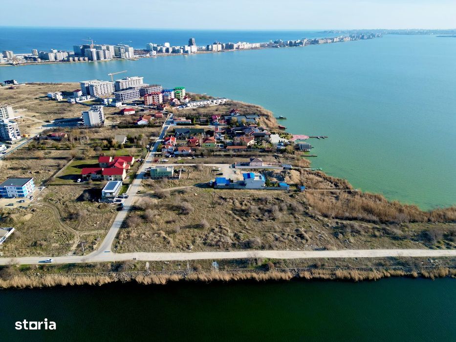 Teren de vanzare Mamaia Sat primul rand la lacul Siutghiol