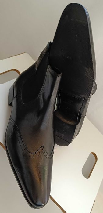 Ghete chelsea 42 lucrate manual Alain Manoukian piele naturala moale