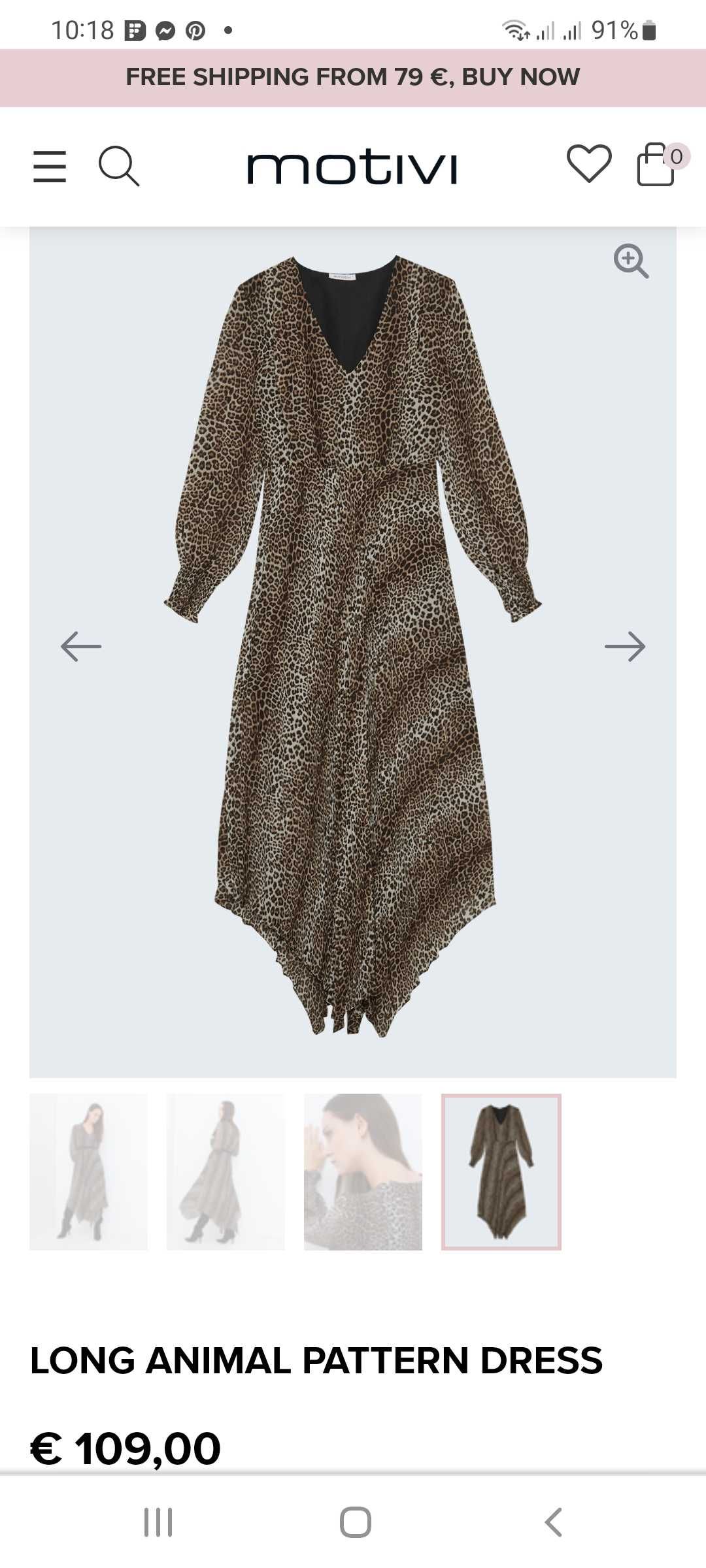 Rochie noua Motivi Animal Print