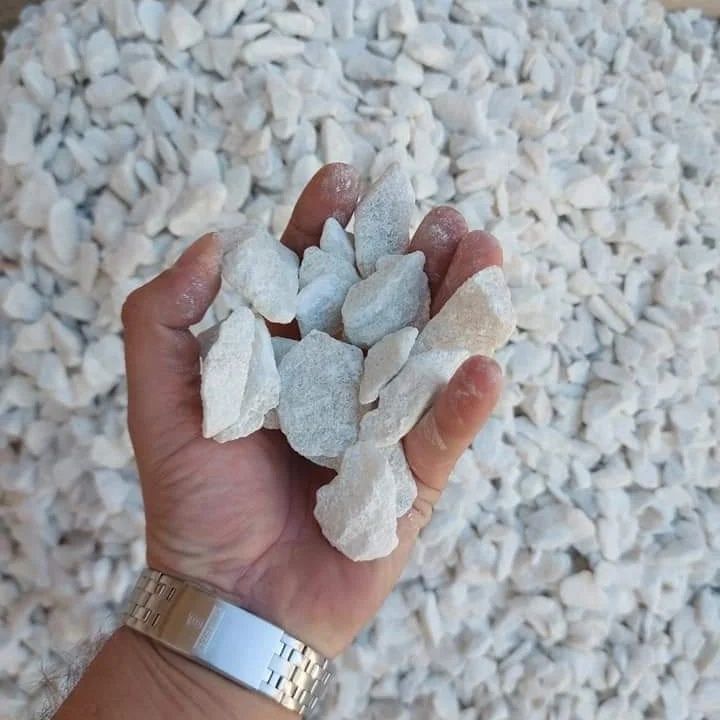 Spartură de Marmură Albă,Piatră Naturală pentru  Decor ,Peisagistică