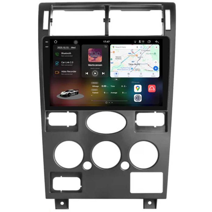 Navigatie Dedicata Ford Mondeo 3 (2000-2007), 9Inch, Bluetooth,Carplay