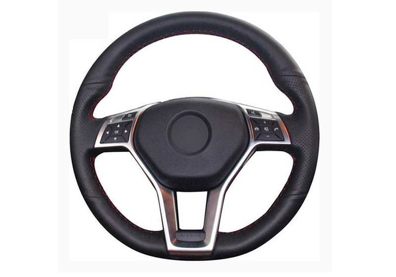 Кожен калъф за волан шиещ, Mercedes W246, W176, CLA