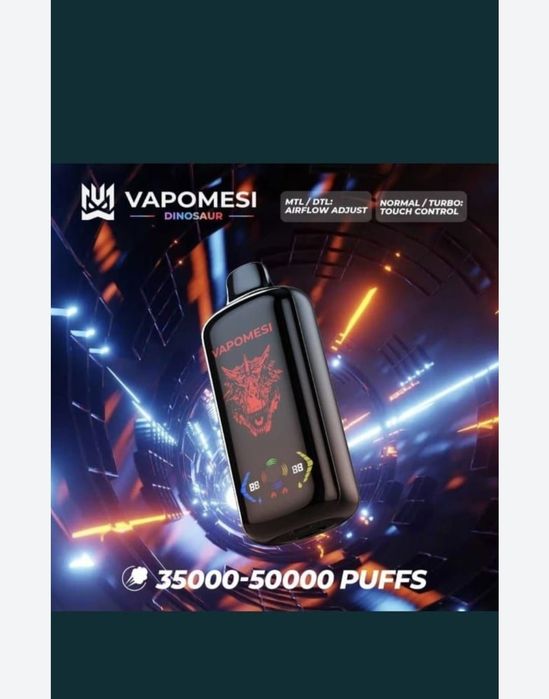 Vape 50.000 Puffs Reincarcabil Display Mod Turbo