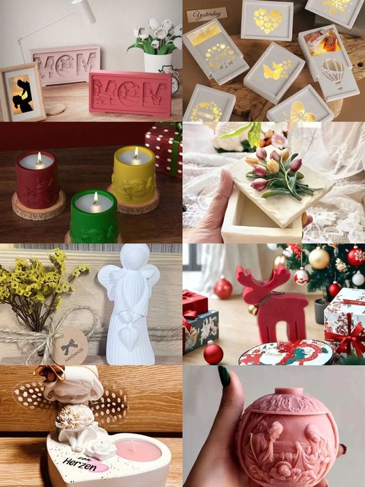 Силиконови молдове различни видове за Свети Валентин, 8 март, Великден