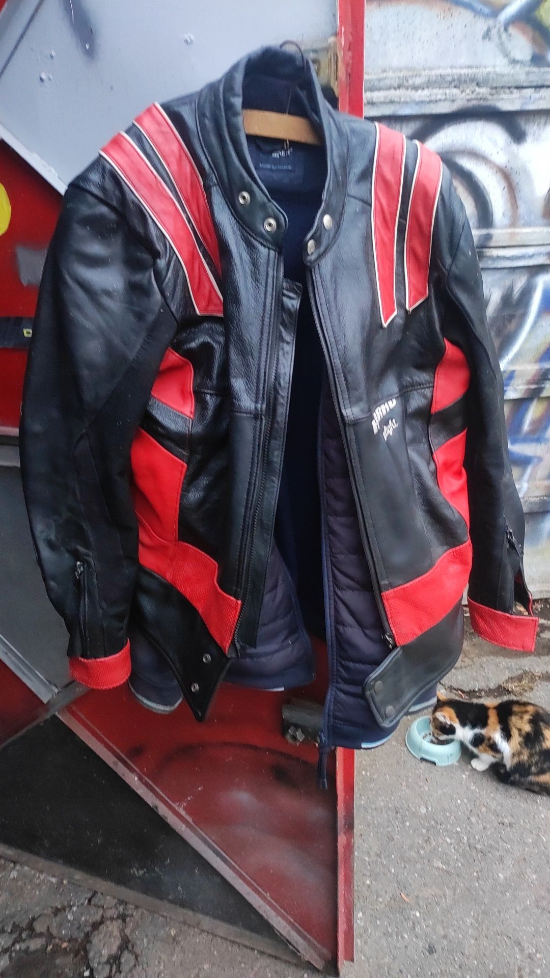 Costum moto piele