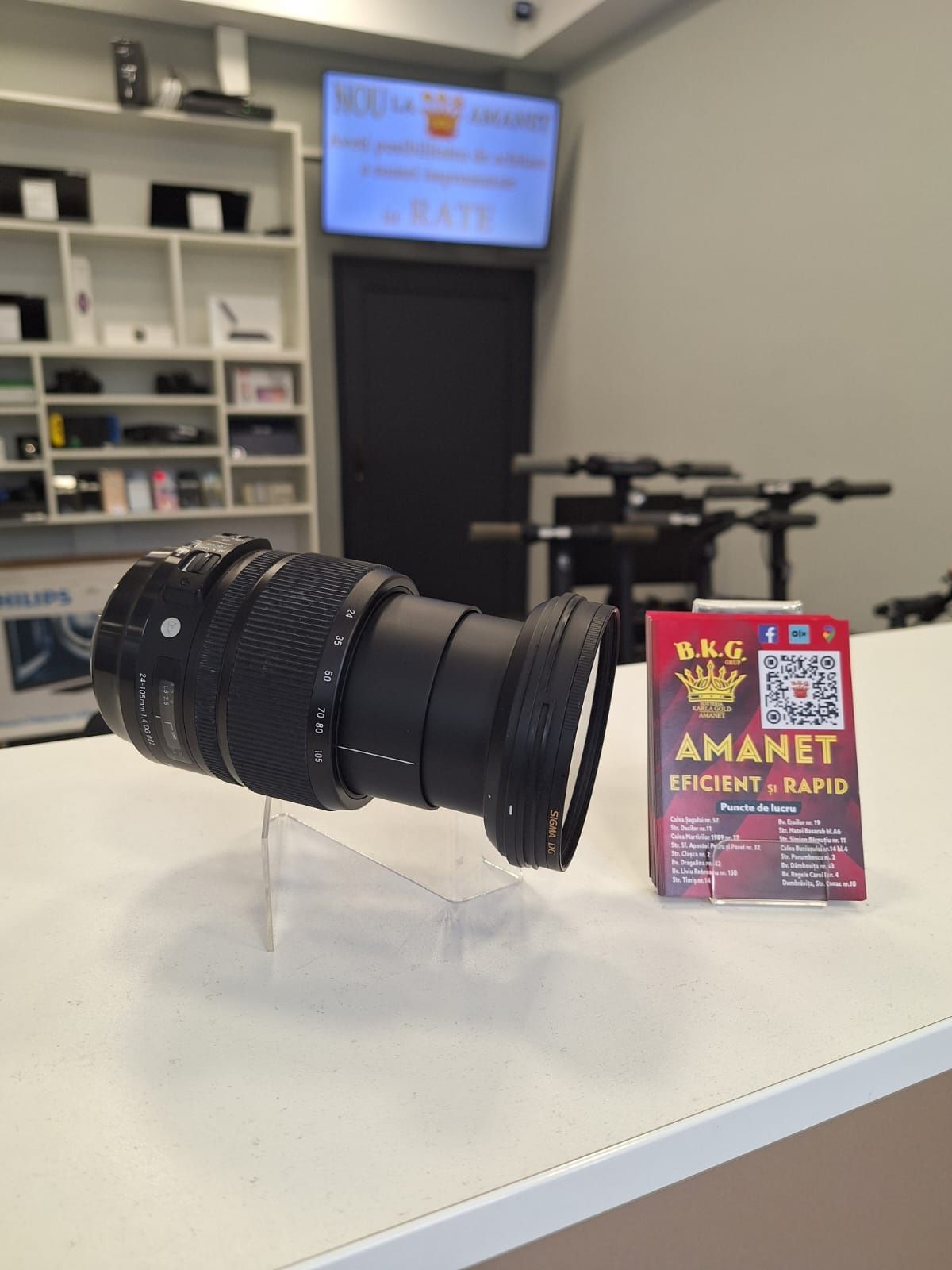 Obiectiv Sigma 24-105mm Amanet BKG