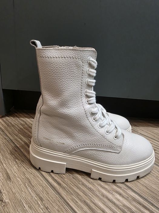 Дамски кожени боти Tommy Hilfiger