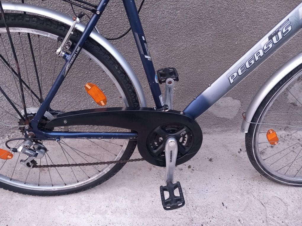 Bicicletă Barbatească PEGASUS recent adusă cadru aluminiu roți 28