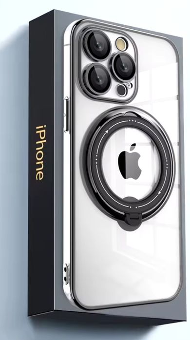 Husa iPhone 16 Pro Max + folie sticla intimitate