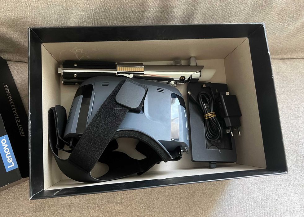 Star Wars Jedi Challenges AR Lenovo Lightsaber Kit rar colecționari