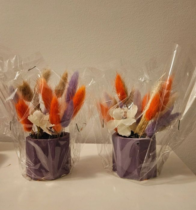 Decoratiuni flori cu spice grau (hand made 60 lei ambele)