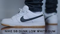 Кроссовки Nike SB Dunk Low White Gum