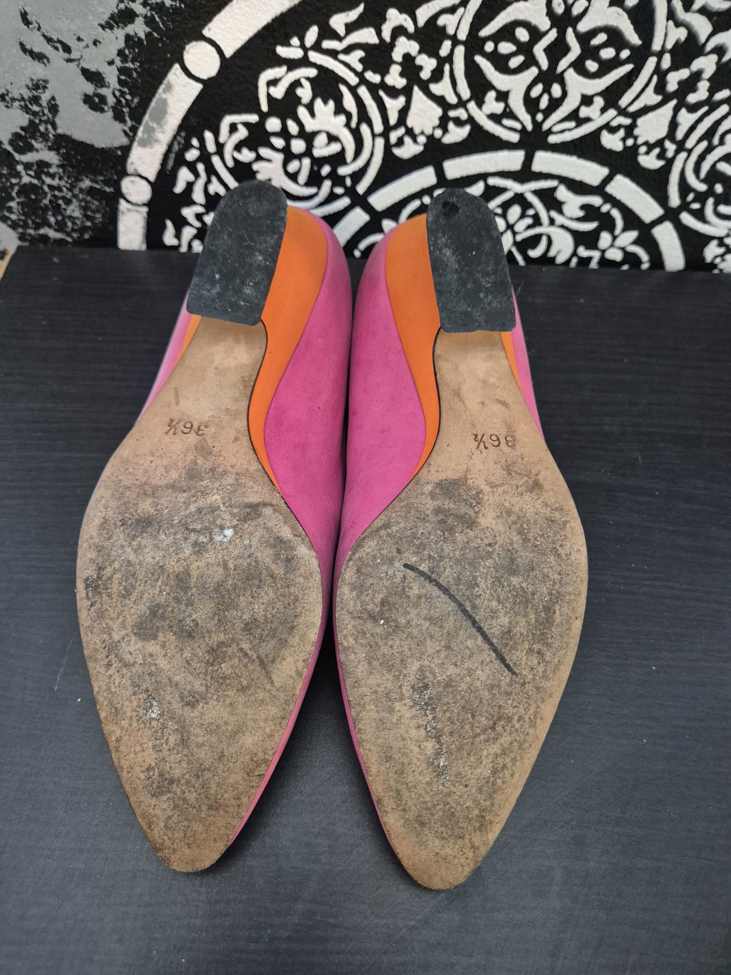 Pantofi escada din piele, 36,5