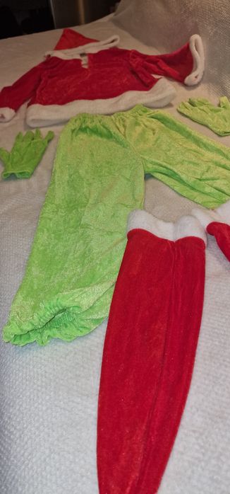 Costum Grinch cu accesorii