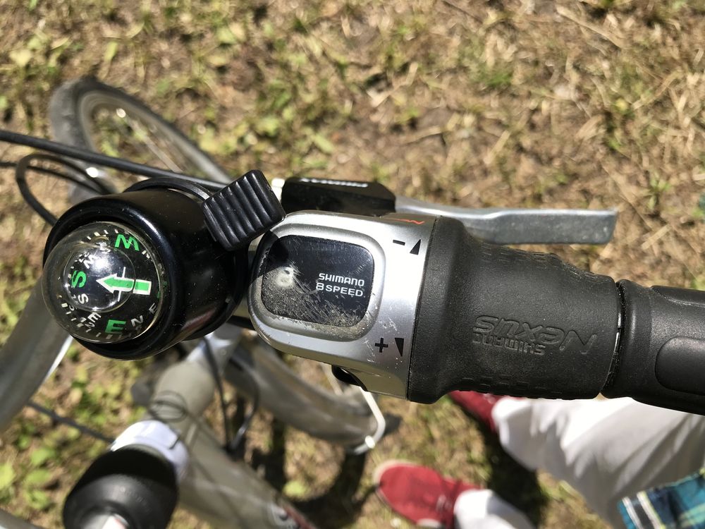 Bicicleta dama tip city-byke, cadru aluminiu, dotari Shimano, super.