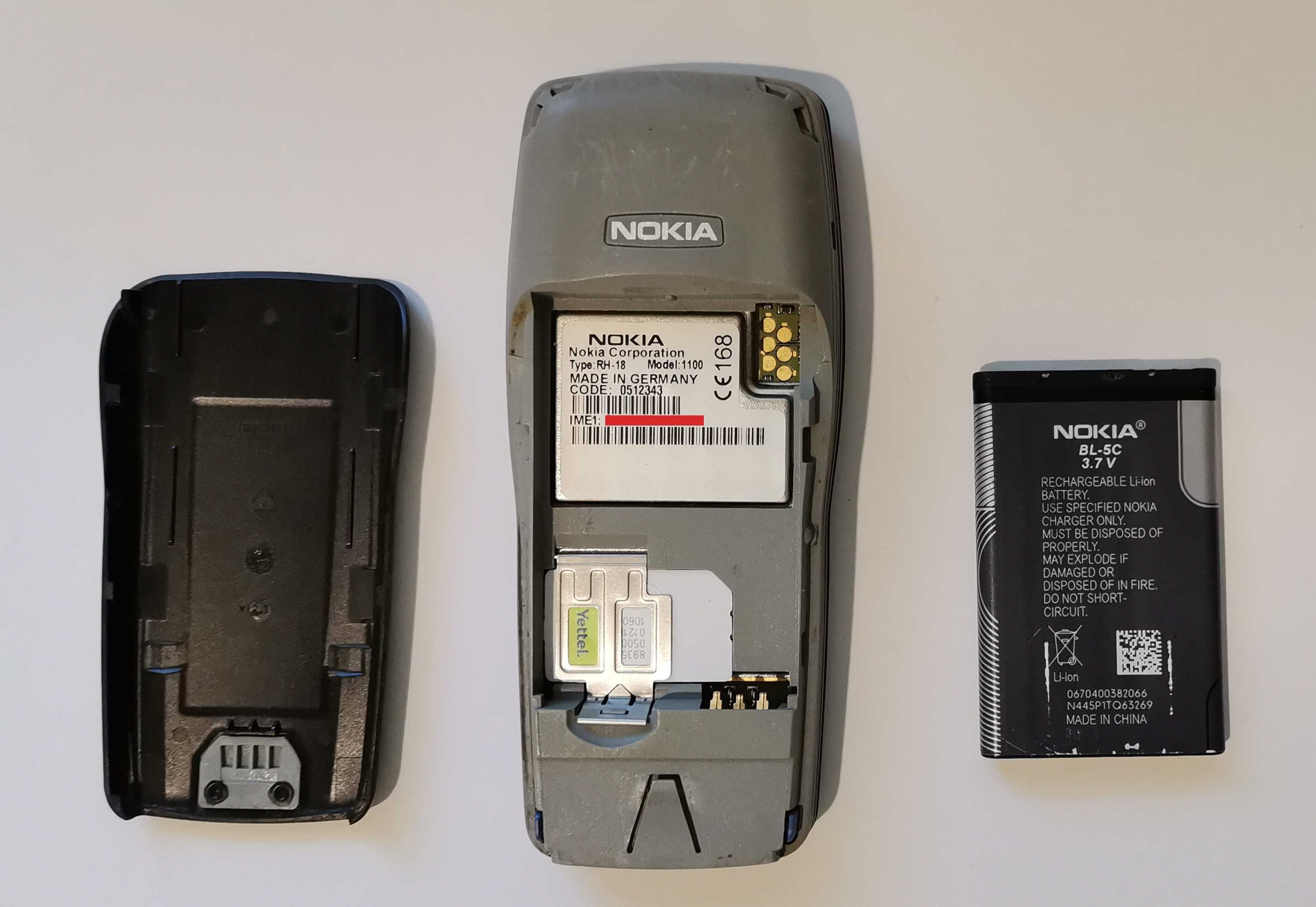 Nokia 1100 RH-18 Made in Germany