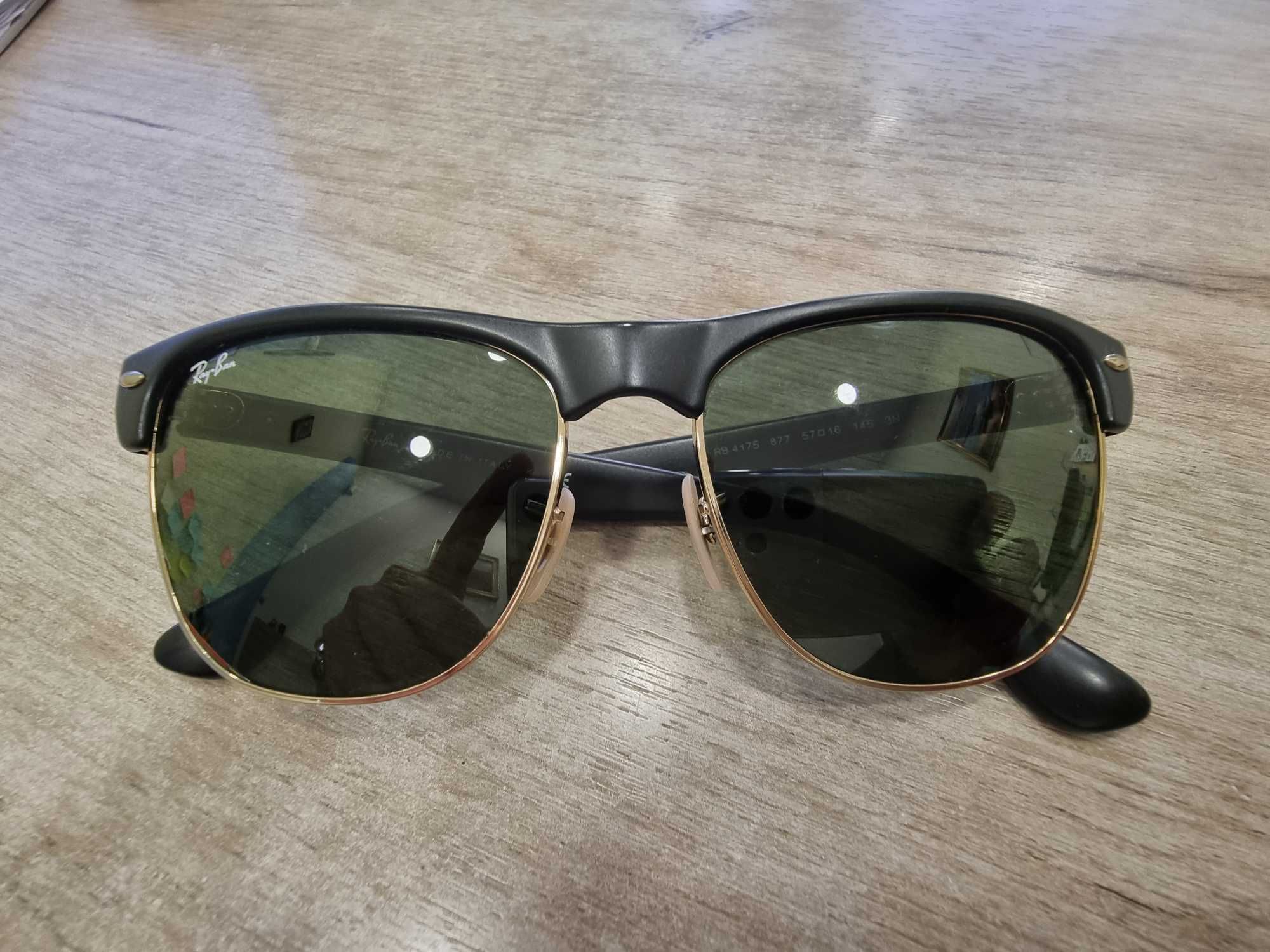Скънчеви очила Ray-Ban Clubmaster / стъклени лещи