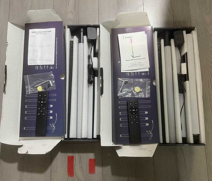 Lampă  LED RGB de podea si birou - 4 modele diferite