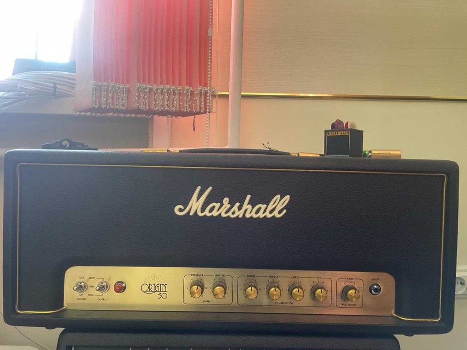 Ламповый усилитель Marshall + Кабинет Marshall 1960