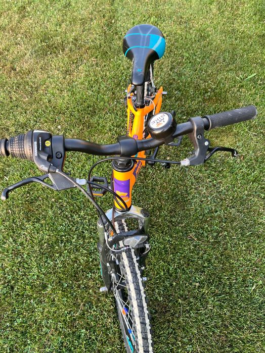 Bicicleta copii mtb CROSS Speedster Girl 20 - Portocaliu | 6-8 ani