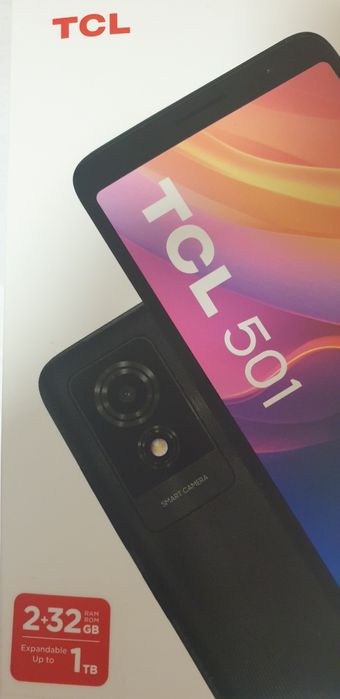 Telefon  mobil TCL 501, 32GB+2GB NEGRU