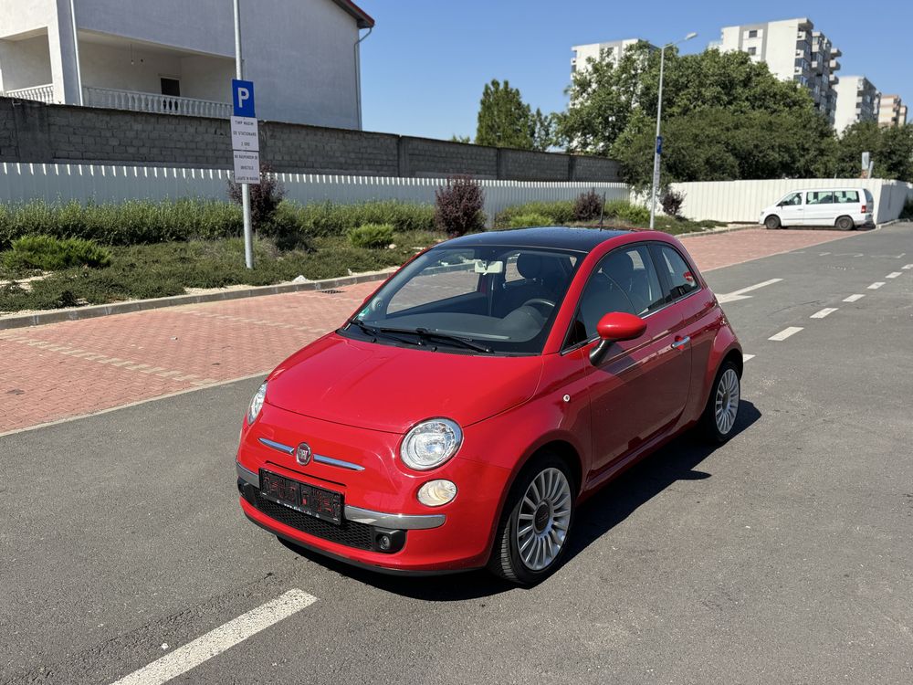 Fiat 500 cutie AUTOMATA 10.2014,128000 km,panorama,Aer Conditionat