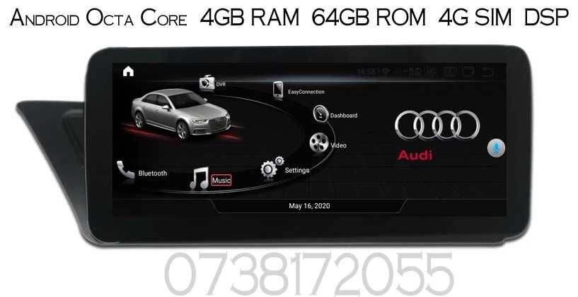 Navigatie Audi A5 A4 Q5 MMI 3G GPS Android Internet 4G Bluetooth