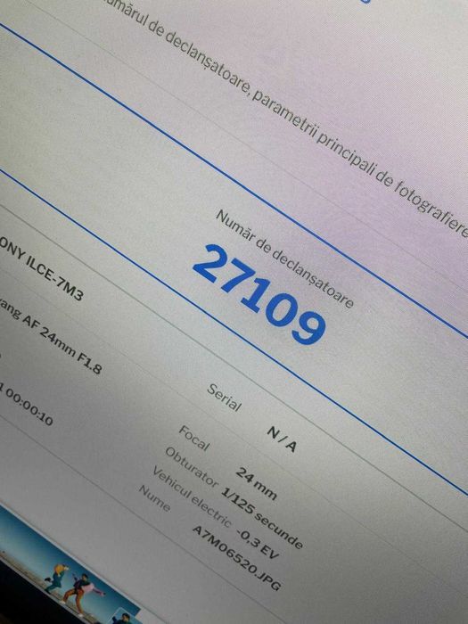 Sony A7 III - Mirrorless - 27.000 Cadre