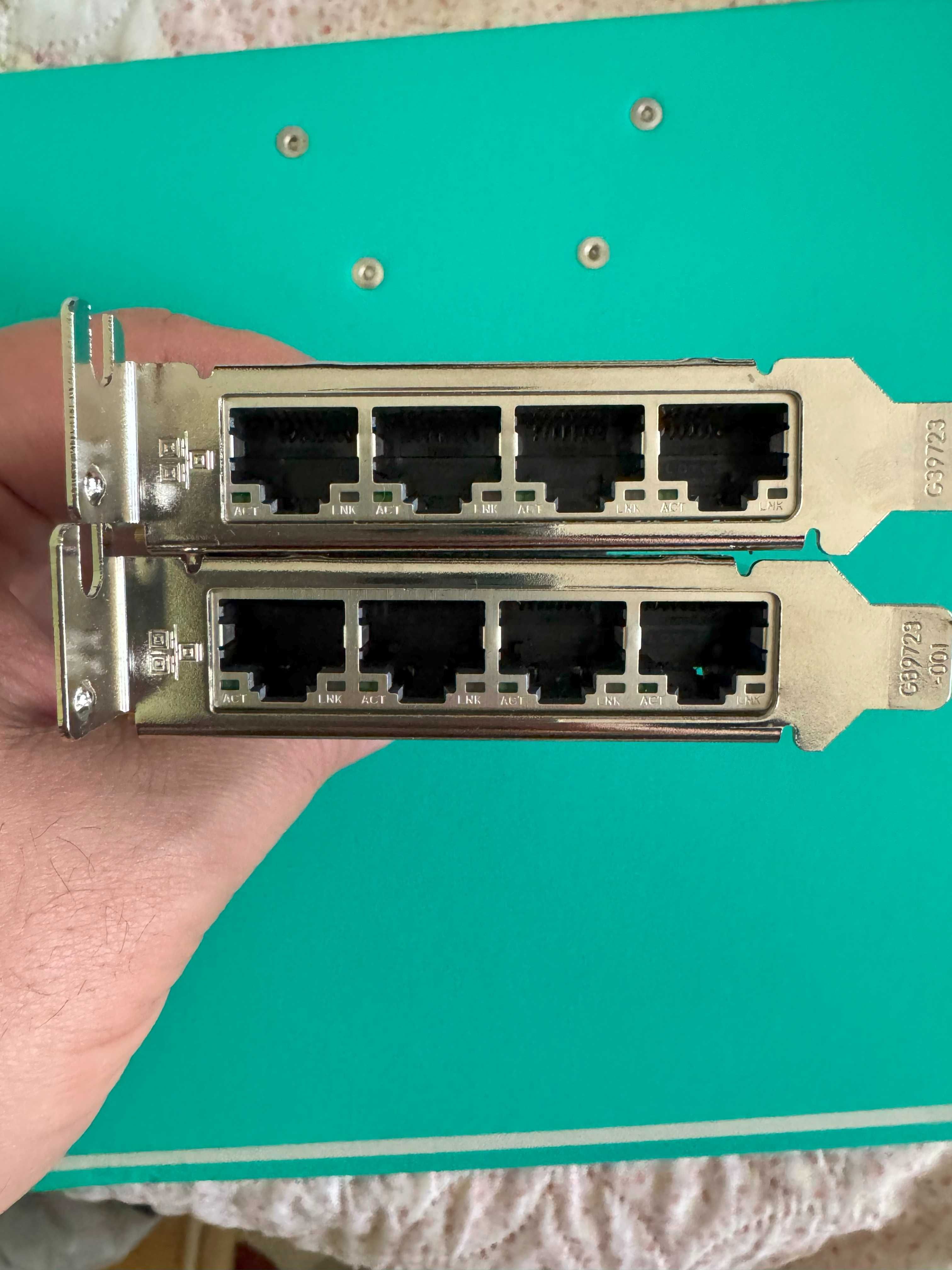 Intel i350-T4 1Gb QP Мрежов Адаптер 4 порта RJ45