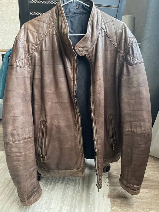 Кожаная куртка Massimo Dutti Оригинал Двусторонняя