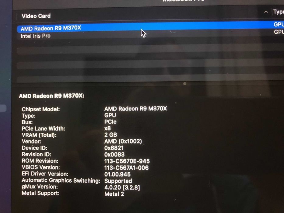 MacBook Pro 15, 2015 Retina, 2,8 GHz i7, 16 GB,flash 128 GB, IMPECABIL