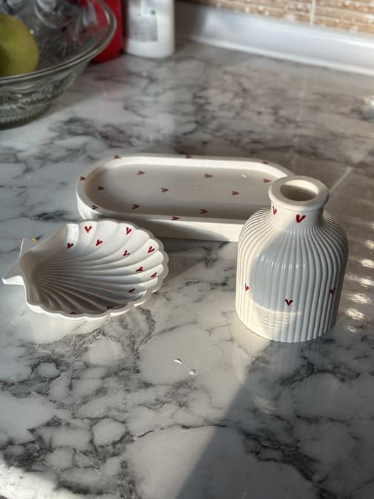 Набор декоративных изделий из гипса