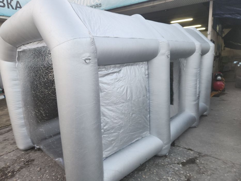 Преносима надуваема бояджийска кабина