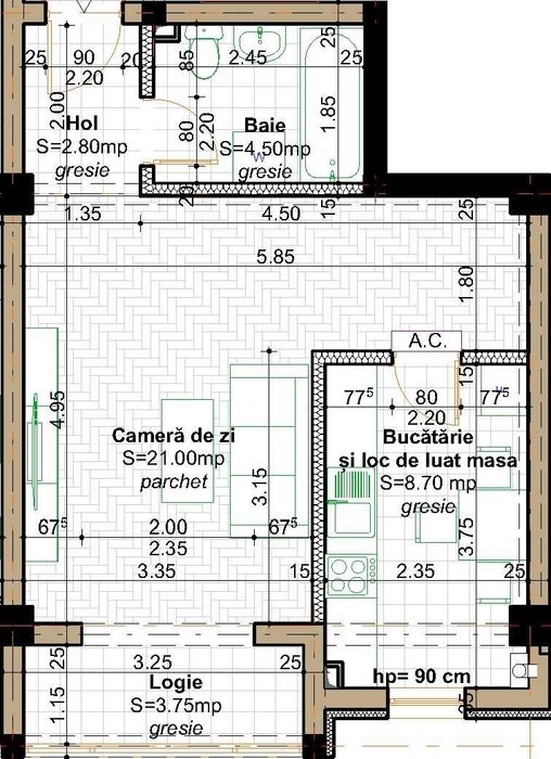 Apartamente cu 1,2,3 camere in Valea Lupului