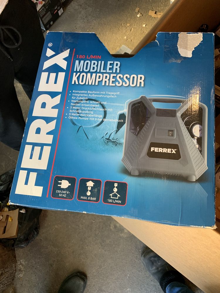 Compresor portabil FERREX