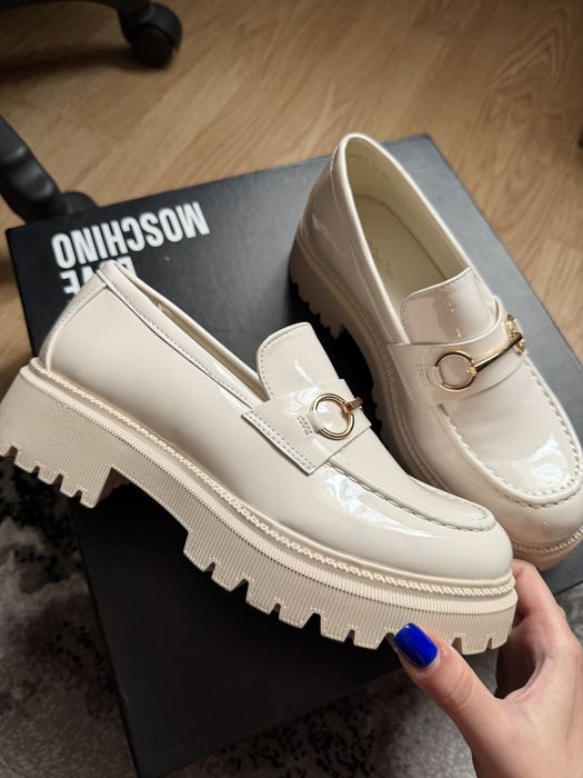 Mocasini piele ecologica lacuita 36