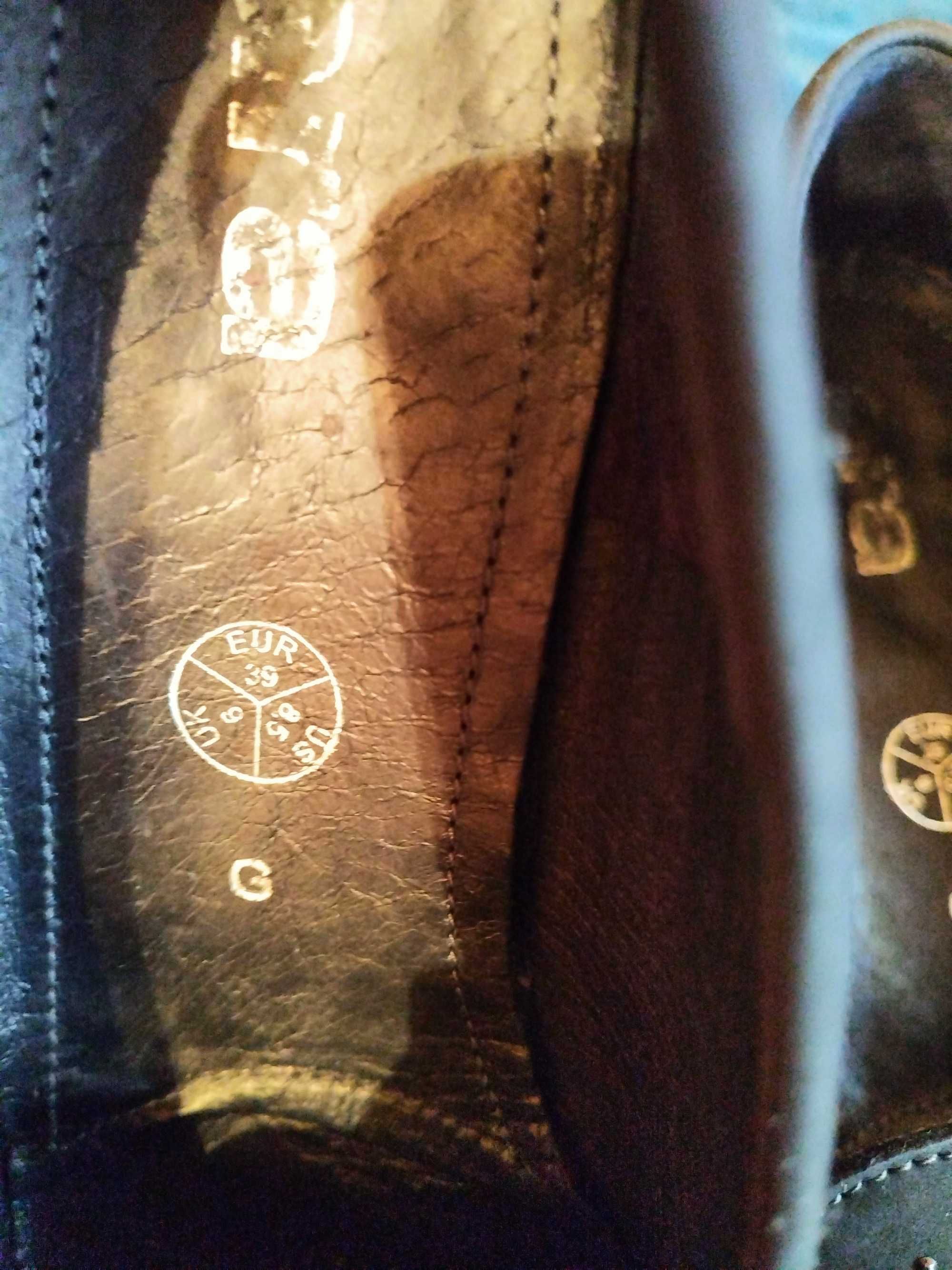 Pantofi piele, mocasini, brand ARA. Marimea 39 In conditii bune. Verde