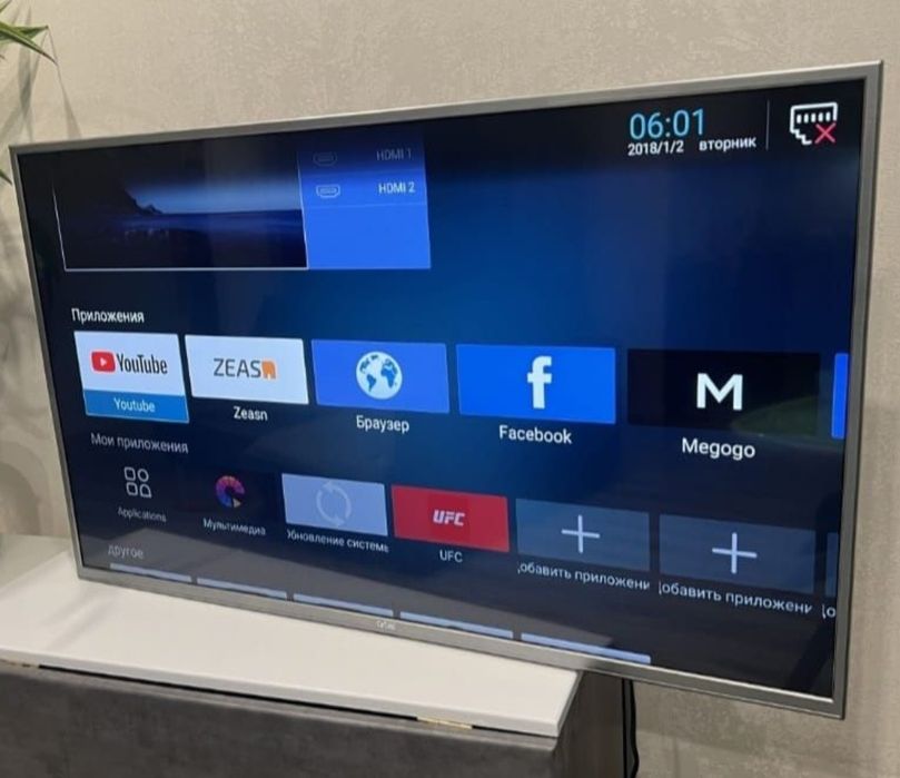 Смарт телевизор Artel 110 см smart tv WiFi YouTube