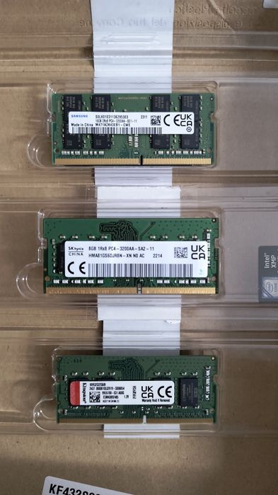 Memorii RAM SODIMM Laptop de 8gb - 16gb, 3200Mhz 60 lei - 120 lei