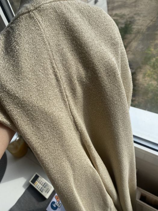 Панталон плетен златист