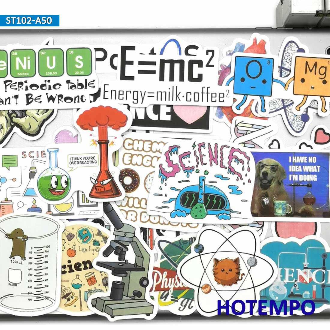 Стикери за декорация 50x - Наука/Physic/Chemistry/Biology/Science