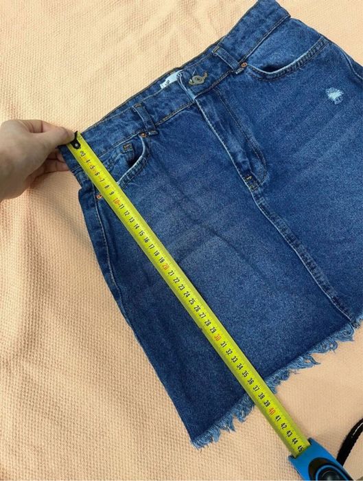 джинсовая юбка хлопок 100%