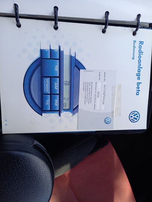 Оригинално радио за vw-Alfa-Beta.за vw-Golf-3.4.polo.passat.касетофон.